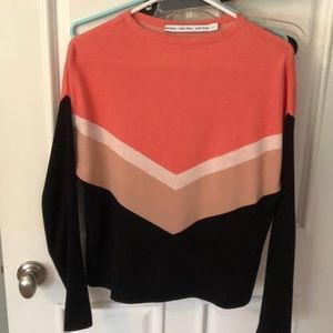 Color block sweater new never worn
